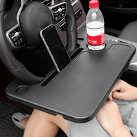 Versatile Car Table | Adjustable Steering Wheel Tray for Work & Meals 1