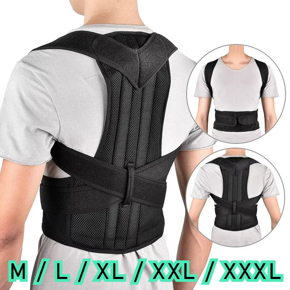 Posture Support Vest | Adjustable Back Corrector for Enhanced Comfort | Breathable Fabric for Pain Relief 2