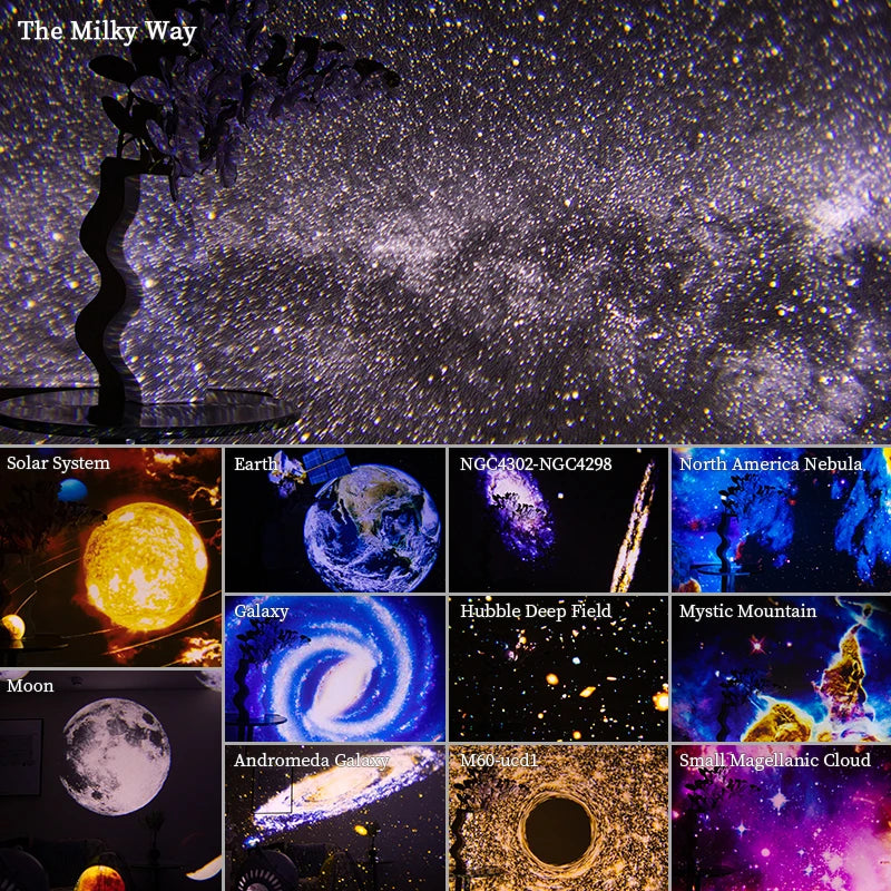 Celestial Dreams | 360° Rotating Galaxy Projector Lamp for Kids with HD Projection | Inspiring Night Light for Imagination 6