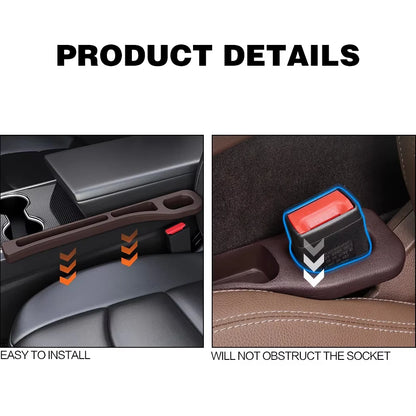 Universal Car Seat Gap Filler | Durable Console Organizer for Easy Access 8