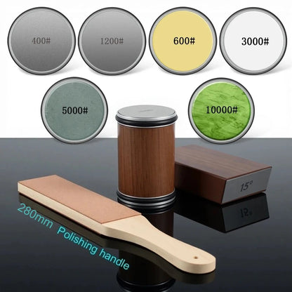 Precision Knife Sharpener Kit | Dual Angle Roller with Magnetic Holder for Effortless Sharpening 22