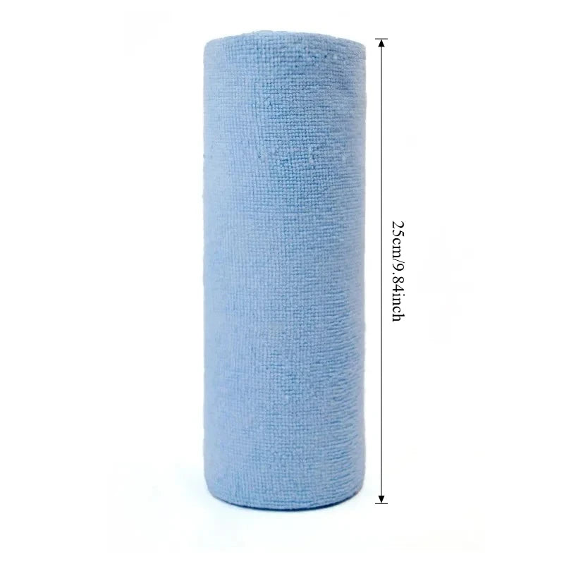 Eco-Friendly Microfiber Cleaning Cloth Roll with Perforated Sheets for Efficient Kitchen Cleaning 12