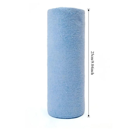 Eco-Friendly Microfiber Cleaning Cloth Roll with Perforated Sheets for Efficient Kitchen Cleaning 12