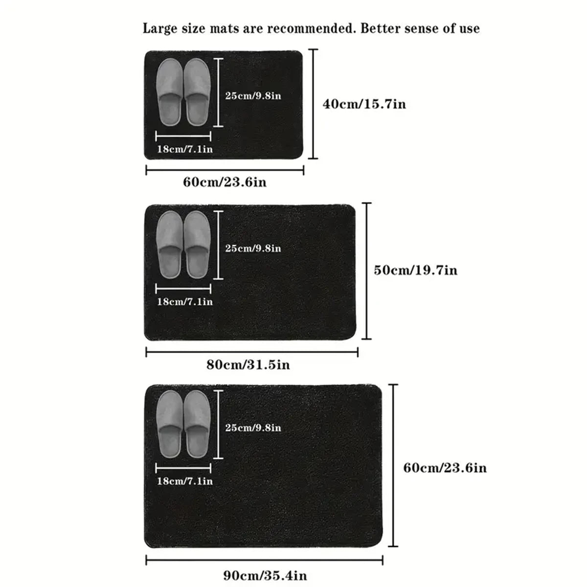 Elegant Cobblestone Bath Mat | 3D Non-Slip Design for Enhanced Safety 7