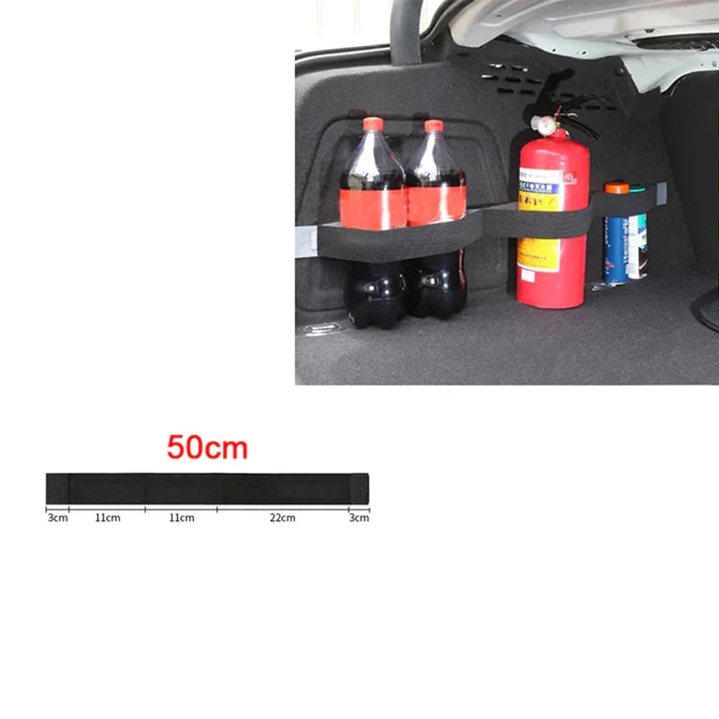 Universal Car Organizer | Elastic Mesh Storage Net for Easy Installation | Tidy Solution for Vehicle Accessories 10