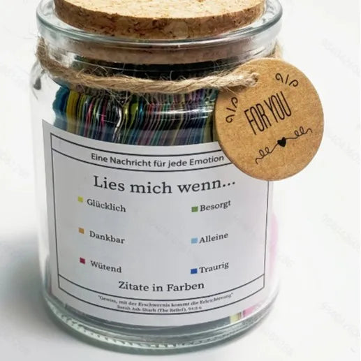 Inspirational Quotes Jar | Colorful Bible Verses for Daily Motivation | Uplifting Glass Decor for Christian Homes 7