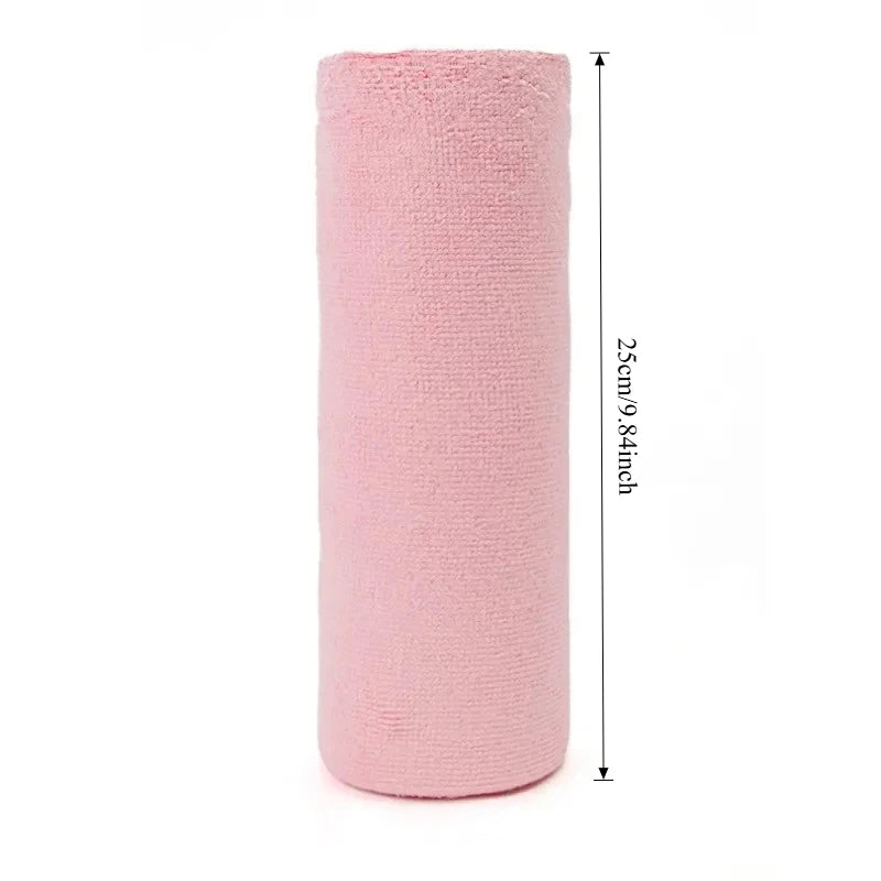 Eco-Friendly Microfiber Cleaning Cloth Roll with Perforated Sheets for Efficient Kitchen Cleaning 3
