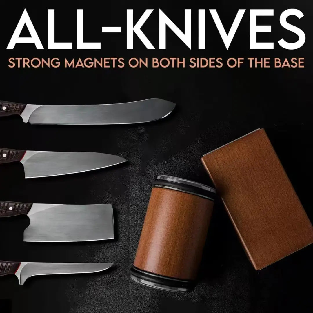 Precision Knife Sharpener Kit | Dual Angle Roller with Magnetic Holder for Effortless Sharpening 2