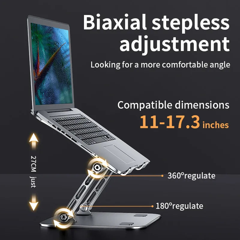 Ergonomic Laptop Stand | Adjustable Aluminum Alloy Design for Comfort 5