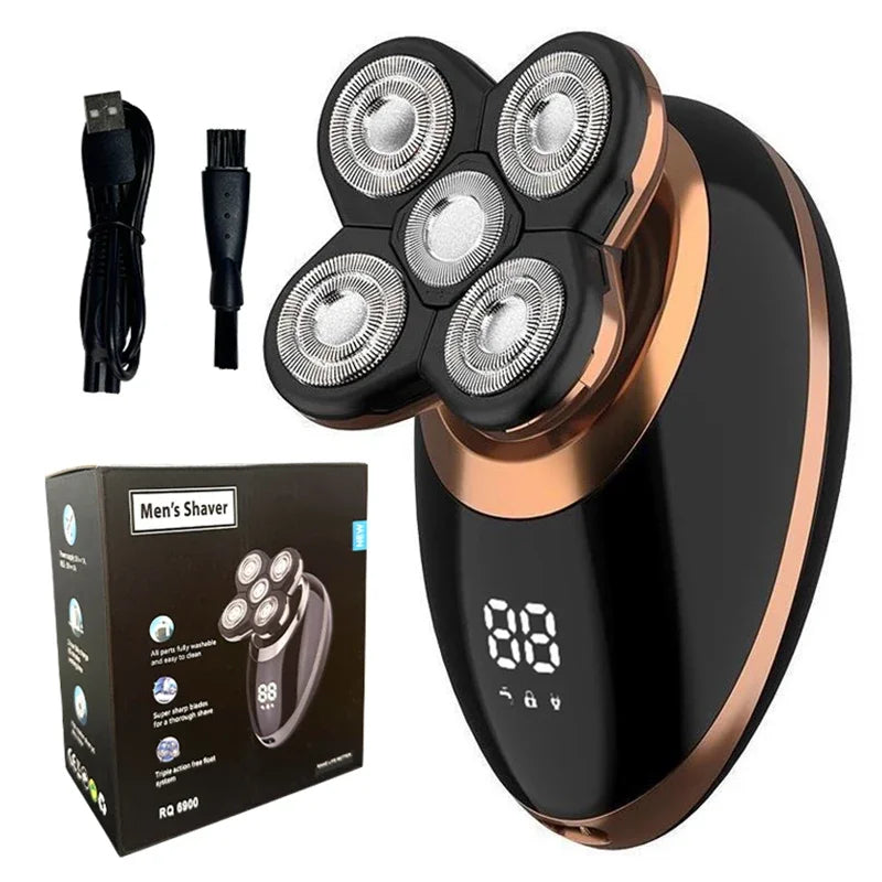 Grooming Essentials | 5-in-1 Electric Shaver & Precision Trimmer for Effortless Facial Care 1