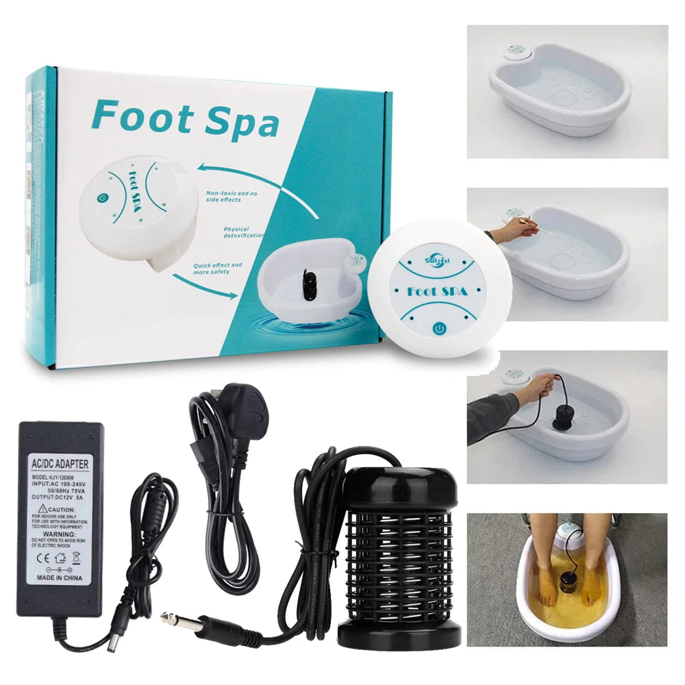 Vitality Spa | Ionic Foot Detox Bath Machine with Massage Function | Home Use for Rejuvenation 4