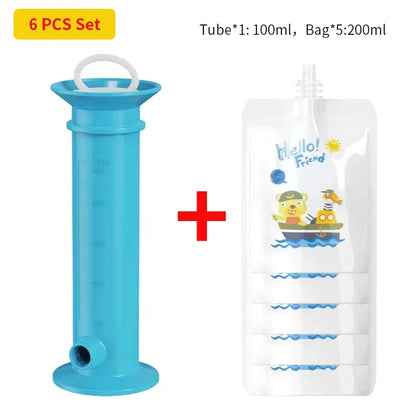 Puree Buddy | Baby Food Pouch Dispenser with Easy-Fill Design | Eco-Friendly Solution for Homemade Meals 4