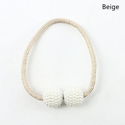 Elegant Pearl Curtain Clips | Magnetic Design for Effortless Style 5