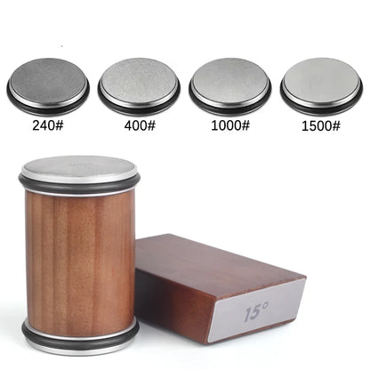 Precision Knife Sharpener Kit | Dual Angle Roller with Magnetic Holder for Effortless Sharpening 9
