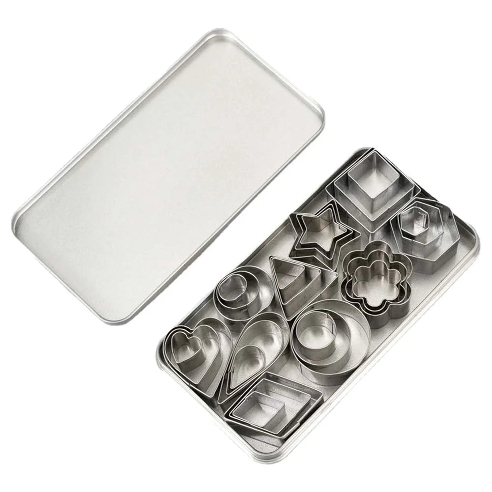 Creative Mini Cookie Cutter Set | 30 Stainless Steel Shapes for Baking & Crafts 2