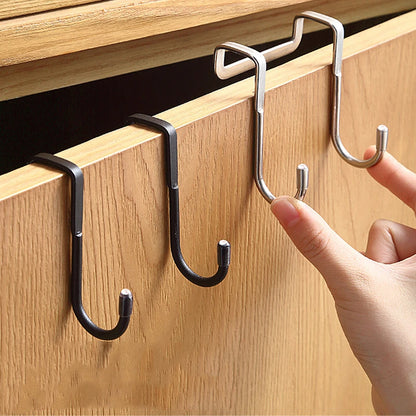 Versatile S-Shape Hook | 304 Stainless Steel Organizer with Easy Installation | Space-Saving Solution for Kitchen and Bathroom 6