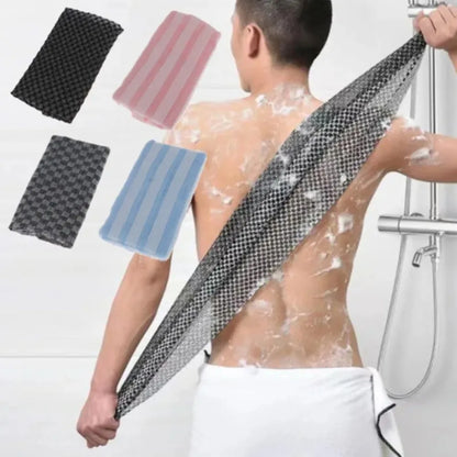 Exfoliating Bath Towel | Nylon Washcloth with Wavy Surface for Deep Cleansing 2