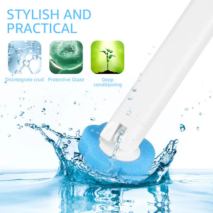 Effortless Hygiene | Toilet Cleaning Brush Kit with Disposable Heads & Long Handle 17