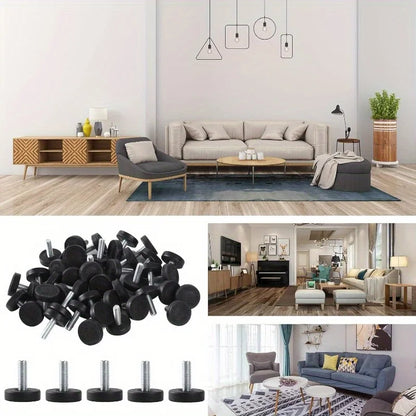 Versatile Adjustable Furniture Legs | Stainless Steel with Non-Slip Base for Enhanced Stability 3