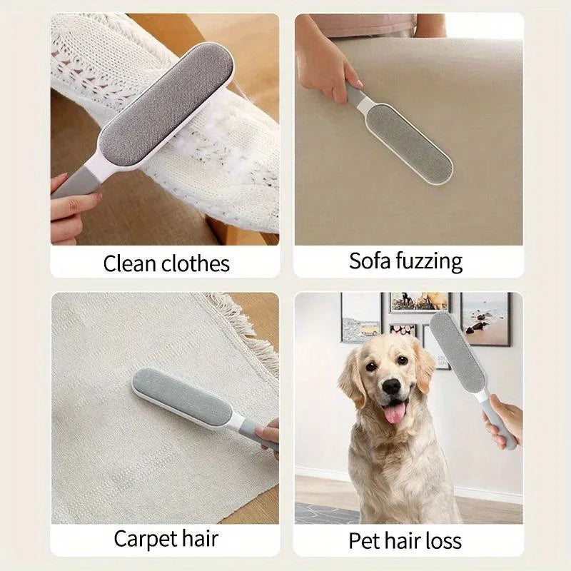 Effortless Pet Hair Remover | Double-Sided Lint Brush with Static Cling | Eco-Friendly Tool for Easy Cleaning 4