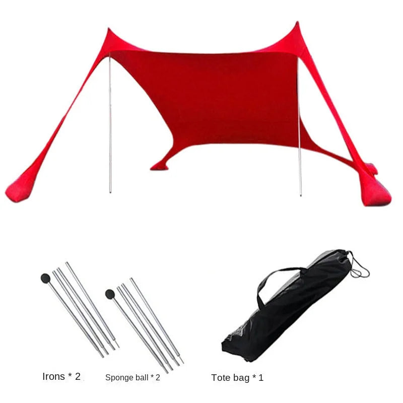 Outdoor Canopy Tent | Ultralight Pop Up Sun Shade with Adjustable Rod | Compact Design for Ultimate Sun Protection 4