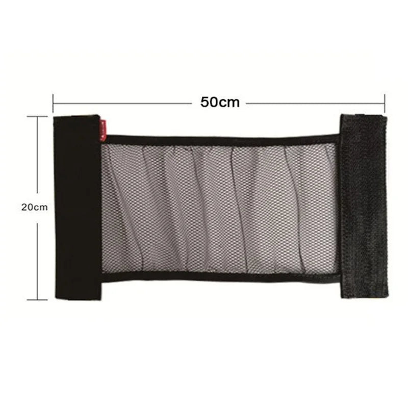 Universal Car Organizer | Elastic Mesh Storage Net for Easy Installation | Tidy Solution for Vehicle Accessories 1
