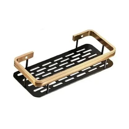 Corner Shelf | No-Drill Aluminum Corner Storage with Space-Saving Design | Stylish Wall-Mounted Organizer for Bathroom and Kitchen 5