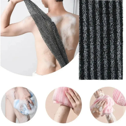 Exfoliating Bath Towel | Nylon Washcloth with Wavy Surface for Deep Cleansing 4