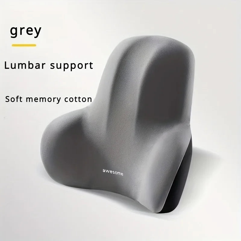 Comfort Cushion | 2-in-1 Memory Foam Seat & Lumbar Pillow Set for Back Support 2
