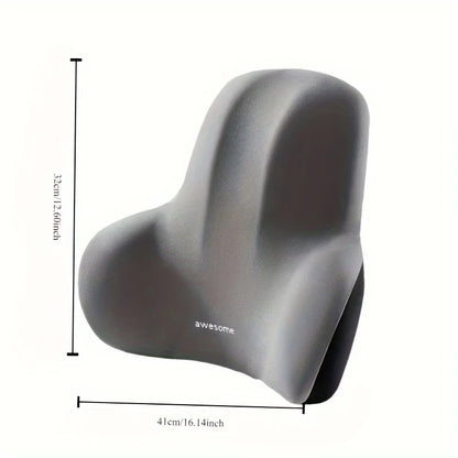 Comfort Cushion | 2-in-1 Memory Foam Seat & Lumbar Pillow Set for Back Support 6