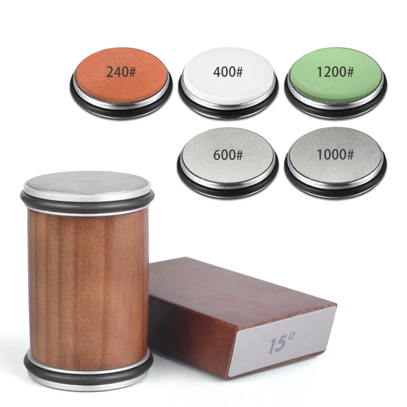 Precision Knife Sharpener Kit | Dual Angle Roller with Magnetic Holder for Effortless Sharpening 18