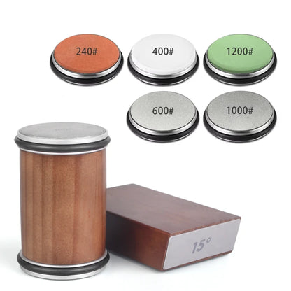 Precision Knife Sharpener Kit | Dual Angle Roller with Magnetic Holder for Effortless Sharpening 18