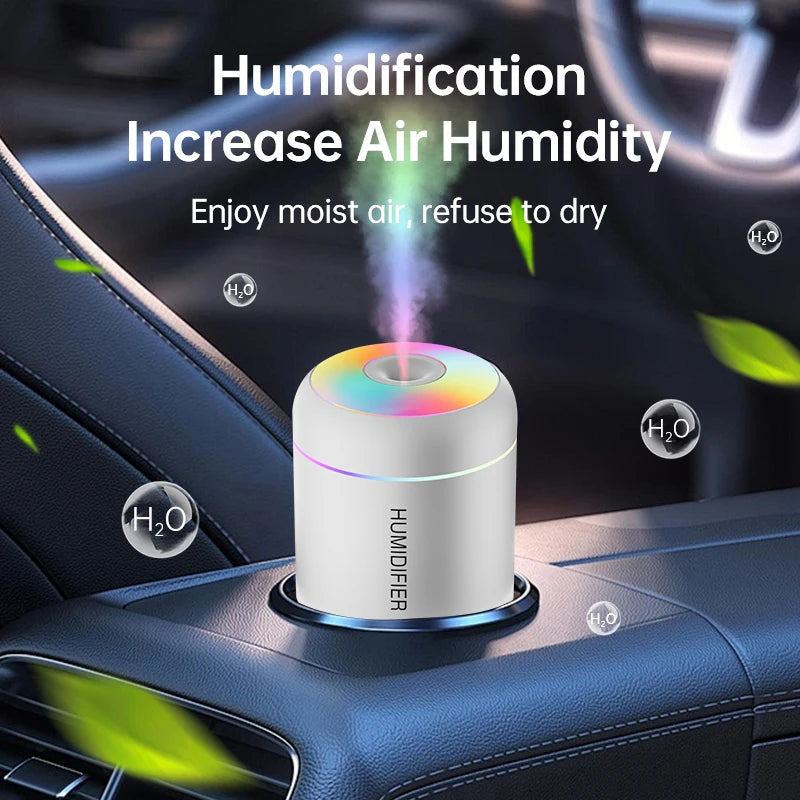 Aroma Bliss | Mini USB Electric Humidifier with LED Lights | 180ML Capacity for Relaxation 5