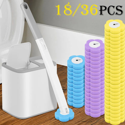 Effortless Hygiene | Toilet Cleaning Brush Kit with Disposable Heads & Long Handle 16