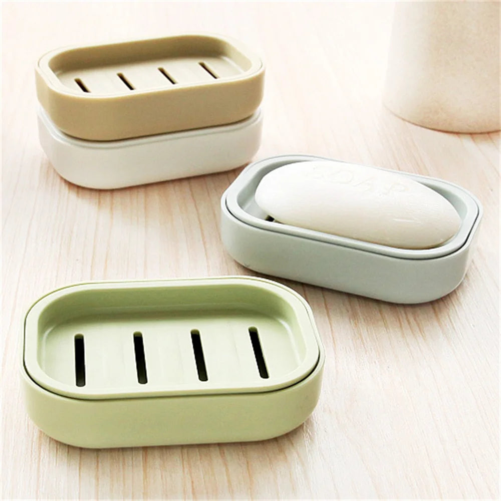 Elegant Double Layer Soap Dish with Drainage System | Compact Soap Holder for Home & Travel 10