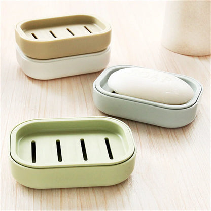 Elegant Double Layer Soap Dish with Drainage System | Compact Soap Holder for Home & Travel 10
