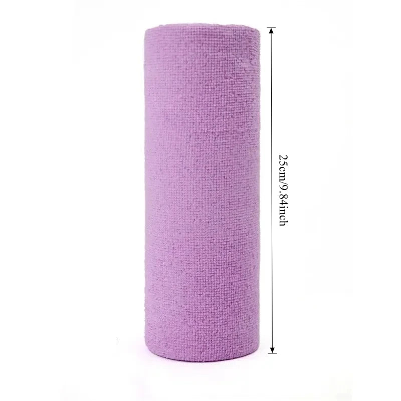 Eco-Friendly Microfiber Cleaning Cloth Roll with Perforated Sheets for Efficient Kitchen Cleaning 9