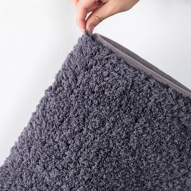 Cozy Collection | Non-Slip Bath Mat with High Absorbency & Furry Texture | Soft Rug for Bathroom Comfort 7