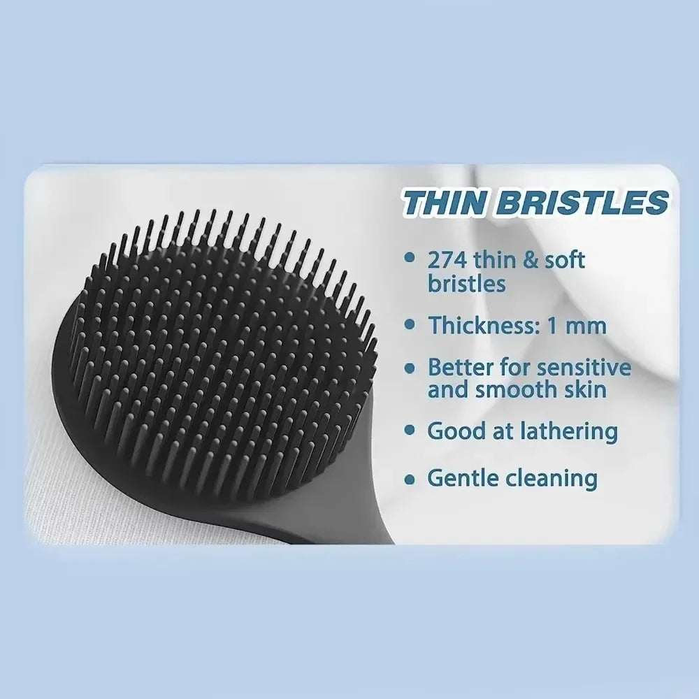 Silicone Back Scrubber | Dual-Sided Exfoliating Brush for Deep Cleansing 6