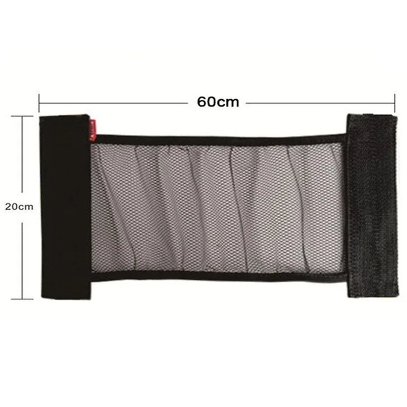 Universal Car Organizer | Elastic Mesh Storage Net for Easy Installation | Tidy Solution for Vehicle Accessories 8