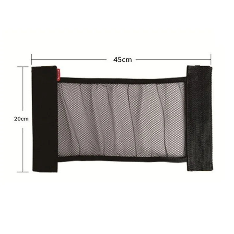 Universal Car Organizer | Elastic Mesh Storage Net for Easy Installation | Tidy Solution for Vehicle Accessories 3