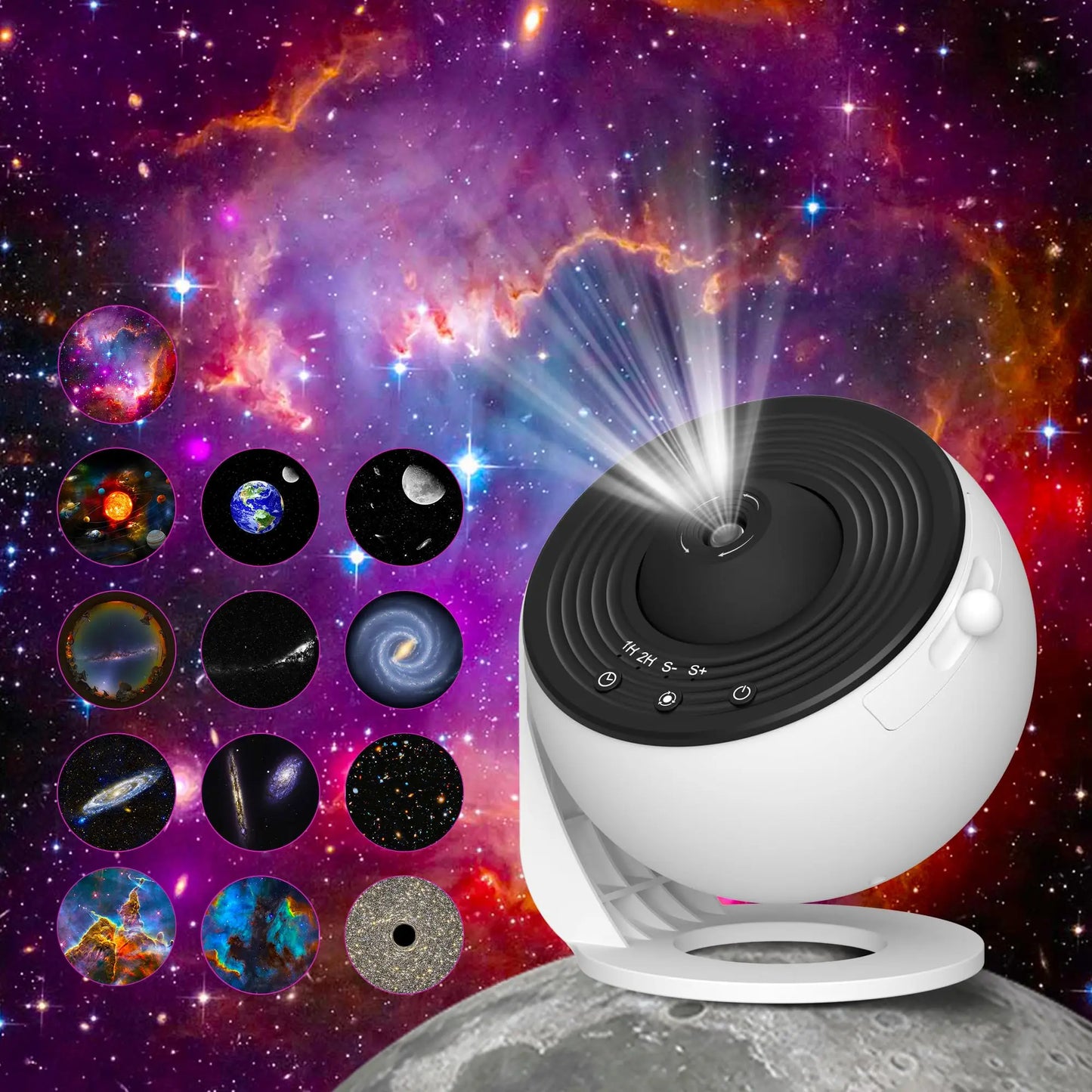 Celestial Dreams | 360° Rotating Galaxy Projector Lamp for Kids with HD Projection | Inspiring Night Light for Imagination 5