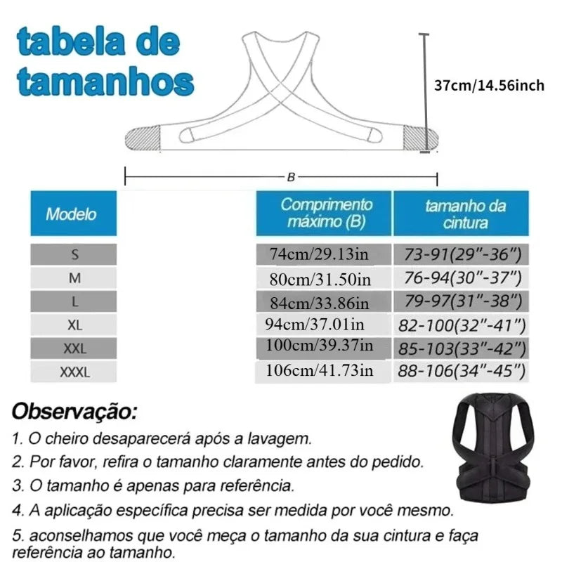 Posture Support Vest | Adjustable Back Corrector for Enhanced Comfort | Breathable Fabric for Pain Relief 7