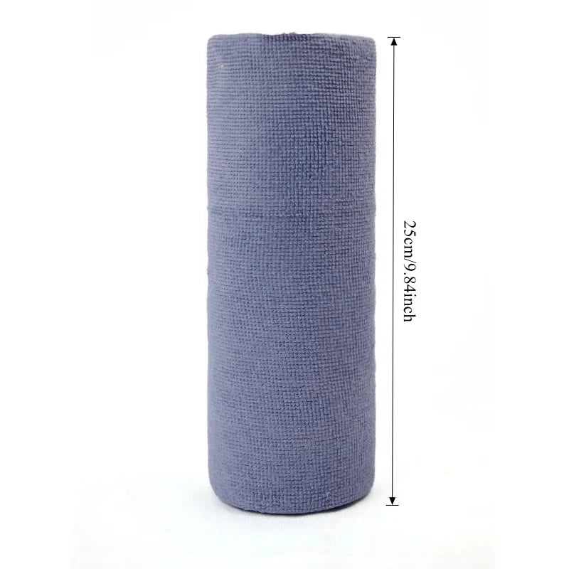 Eco-Friendly Microfiber Cleaning Cloth Roll with Perforated Sheets for Efficient Kitchen Cleaning 4