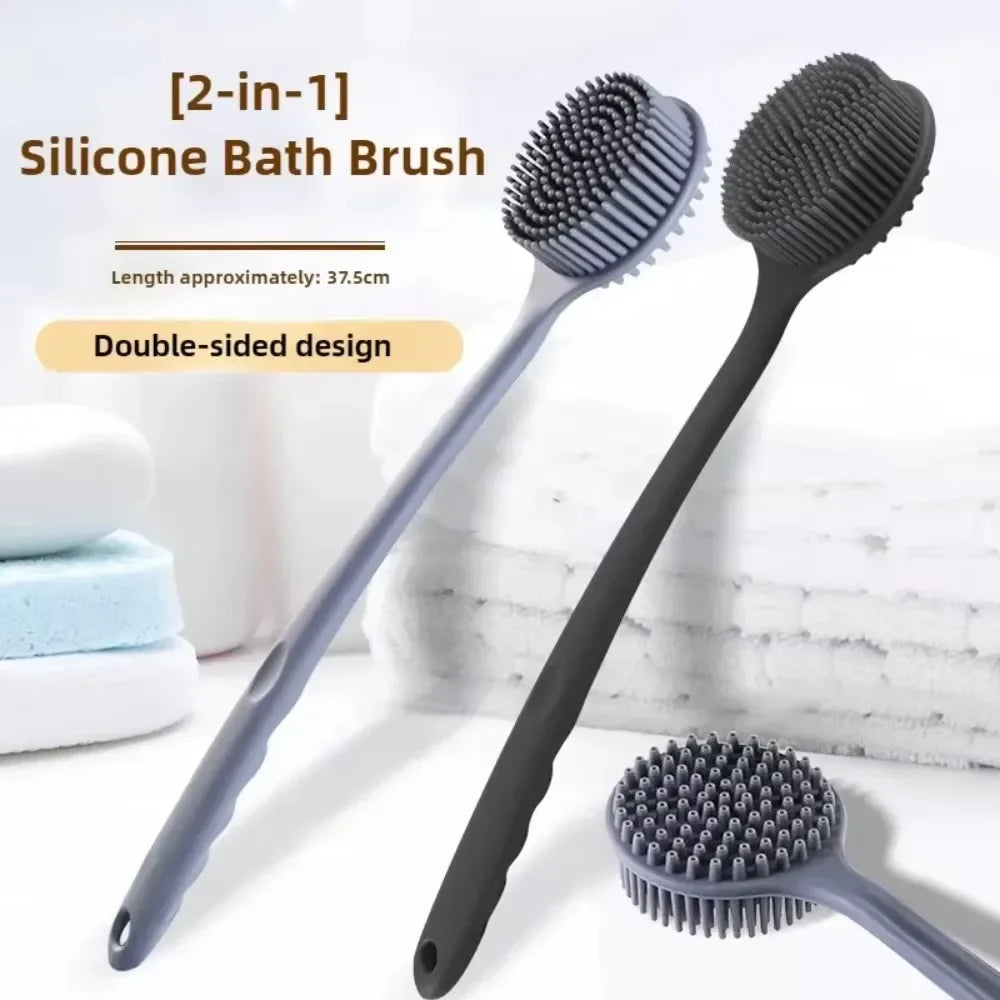 Silicone Back Scrubber | Dual-Sided Exfoliating Brush for Deep Cleansing 2