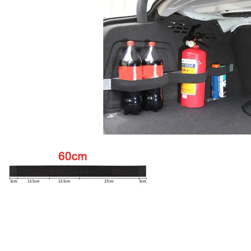 Universal Car Organizer | Elastic Mesh Storage Net for Easy Installation | Tidy Solution for Vehicle Accessories 9