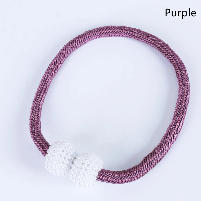 Elegant Pearl Curtain Clips | Magnetic Design for Effortless Style 4