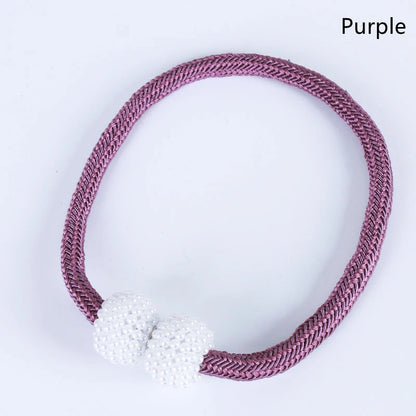 Elegant Pearl Curtain Clips | Magnetic Design for Effortless Style 4