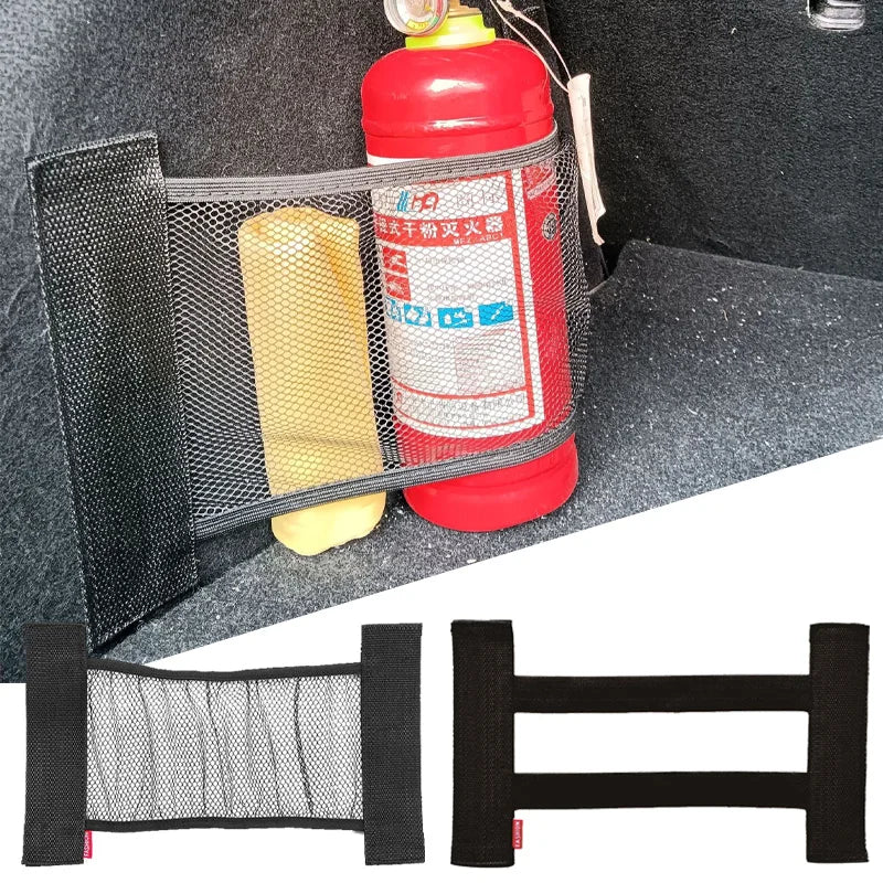 Universal Car Organizer | Elastic Mesh Storage Net for Easy Installation | Tidy Solution for Vehicle Accessories 11