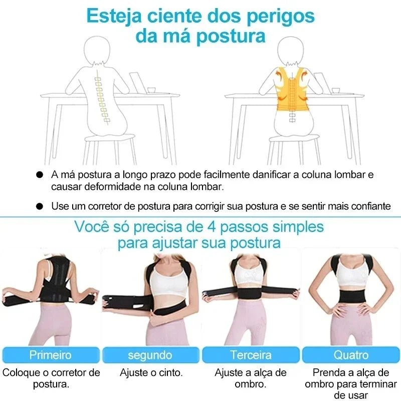 Posture Support Vest | Adjustable Back Corrector for Enhanced Comfort | Breathable Fabric for Pain Relief 6